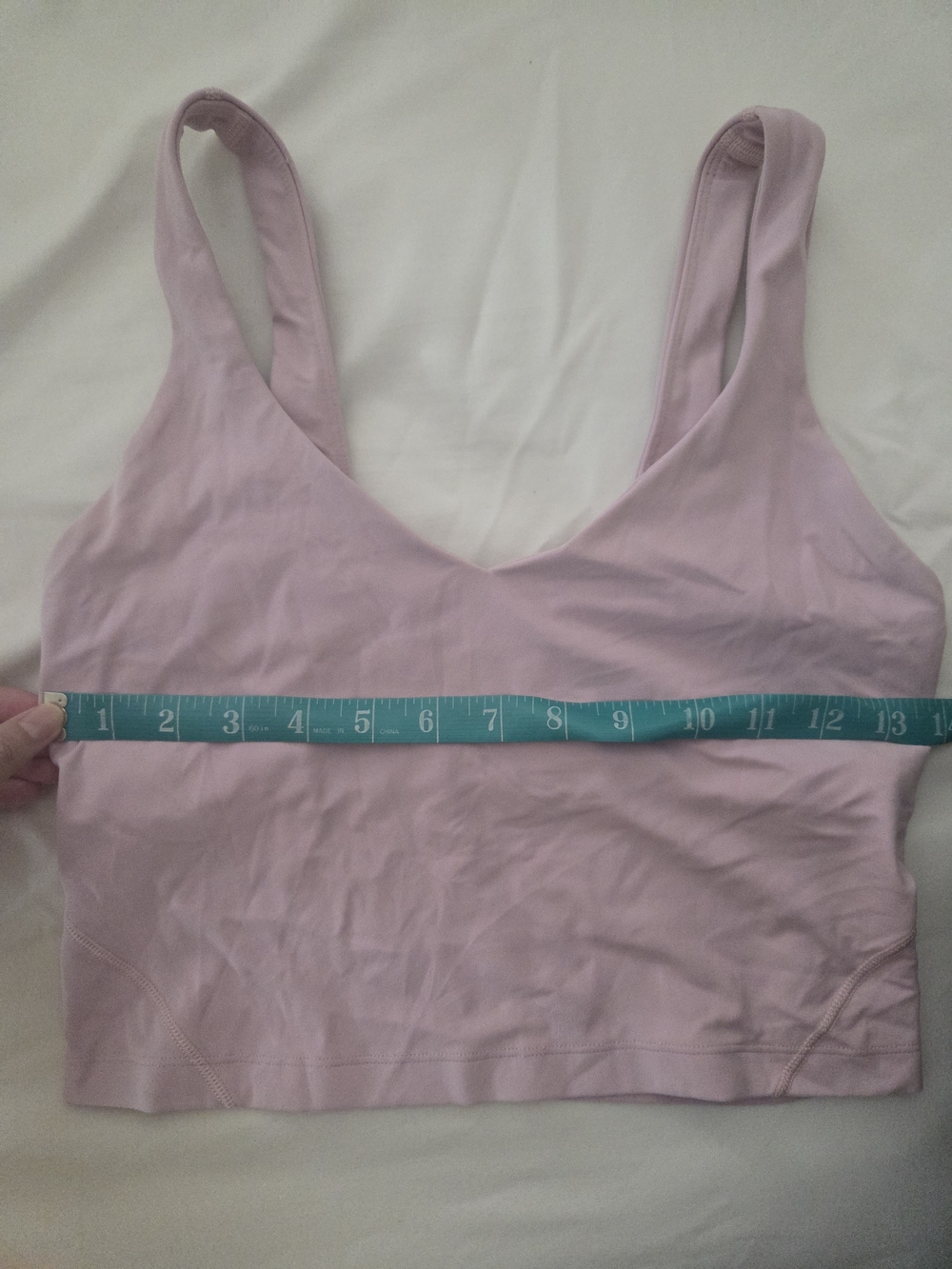 lululemon athletica Light Pink Longline Sports Bra Tank